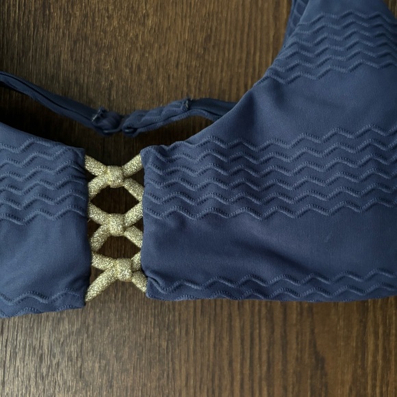 navy bikini top - Picture 2 of 4